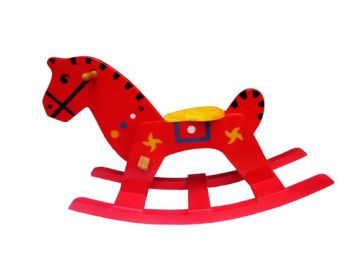 Ngựa gỗ bập bênh đầu dài